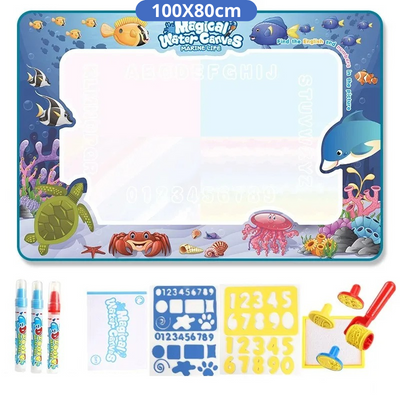 Tapis de Dessin Magique Réutilisable - Kit Créatif Enfants