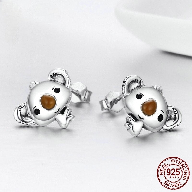 Achetez les Boucles d'Oreilles Koala Baby Koala™ | Bijou Charmant pour Femmes