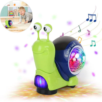 Achetez le Jouet d’Éveil Musical CrabSnail Toy™ pour Bébé - Amusement et Développement Assurés!