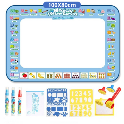 Tapis de Dessin Magique Réutilisable - Kit Créatif Enfants