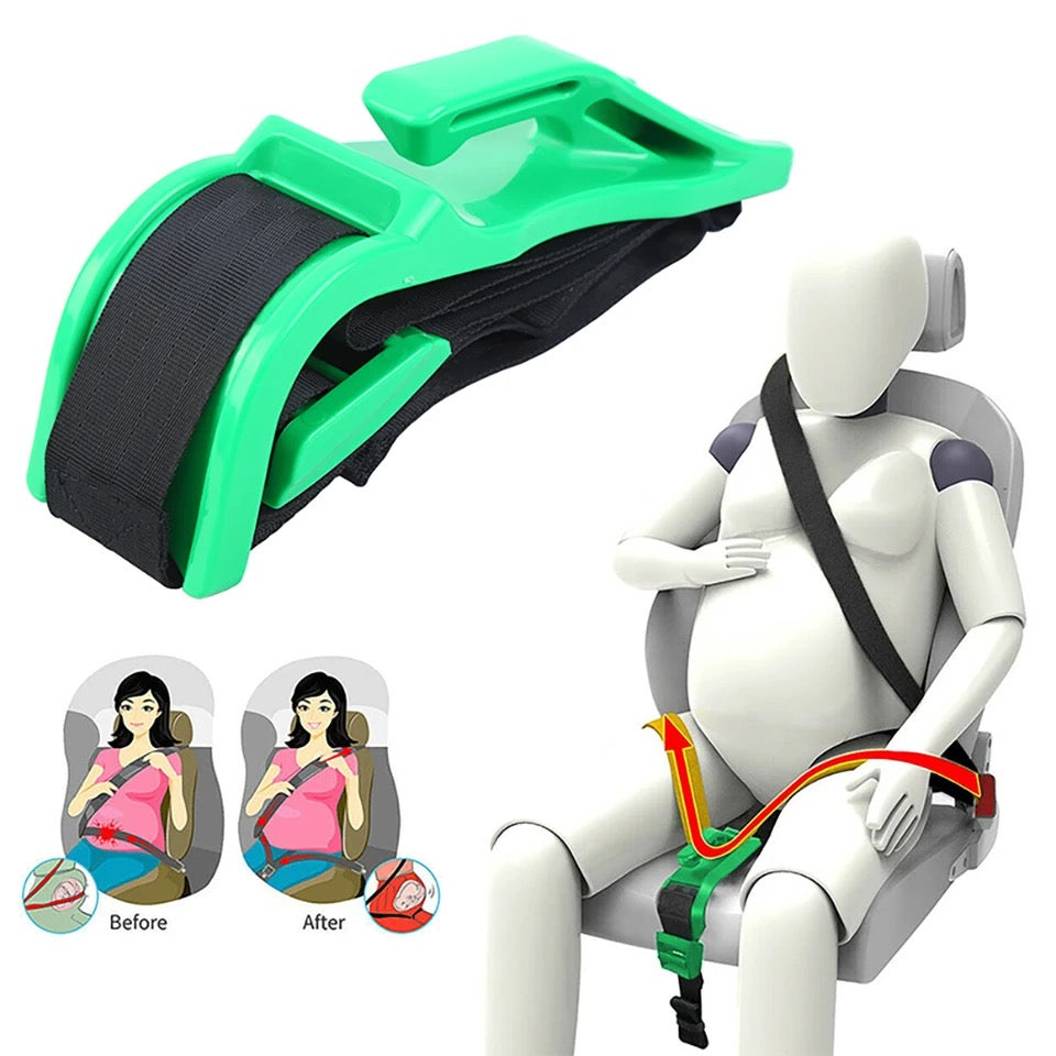 Belly Protection Kit™ | Le Confort Maternel en Route : Ceinture de Voiture et Kit de Soutien pour Maman et Bébé