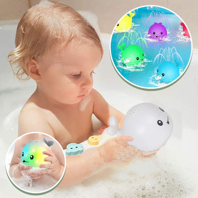 Jouet de Bain Bébé : Baleine Lumineuse