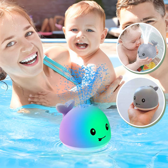 Jouet de Bain Bébé : Baleine Lumineuse
