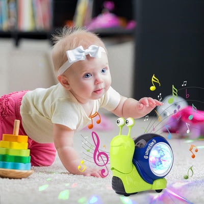 Achetez le Jouet d’Éveil Musical CrabSnail Toy™ pour Bébé - Amusement et Développement Assurés!