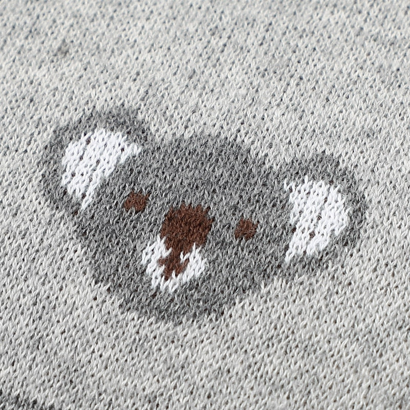 Achetez la Couverture Bébé en Coton Tricoté Koala - Douceur et Chaleur Assurées!