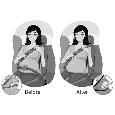 Belly Protection Kit™ | Le Confort Maternel en Route : Ceinture de Voiture et Kit de Soutien pour Maman et Bébé