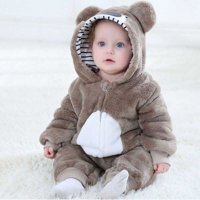 Achetez la Grenouillère Polaire à Capuche pour Bébé Baby Romper™ | Confort et Adorabilité Assurés