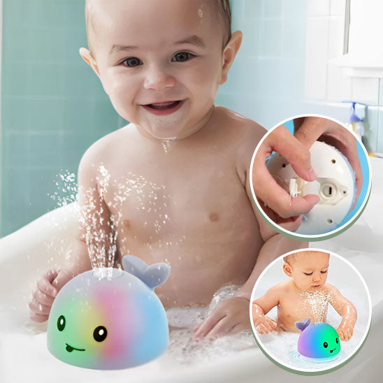 Jouet de Bain Bébé : Baleine Lumineuse