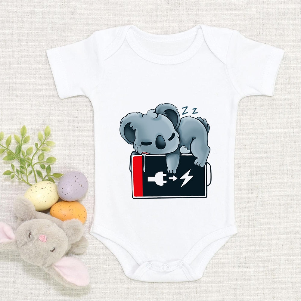 Achetez le Body Koala à Manches Courtes pour Bébé - Confort et Style Incomparables | Koppa Koala™