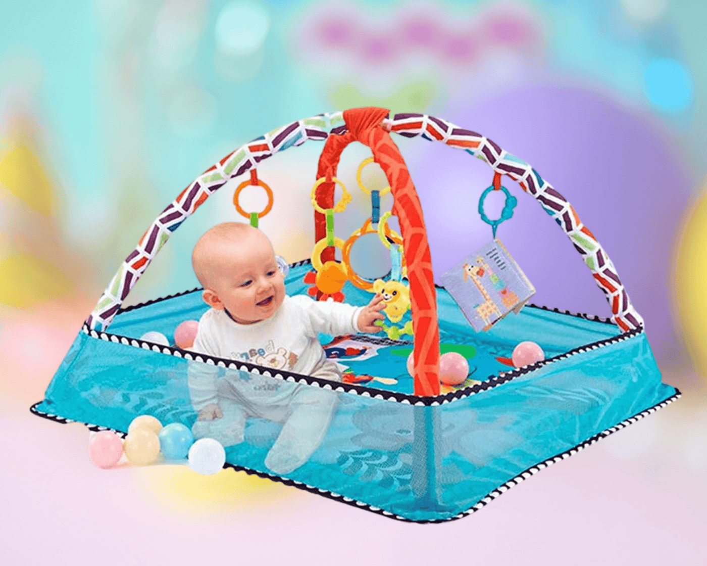 Achetez le TinyTrainer™ | Tapis de jeu d'éveil Koppa Koala™ - Stimulez le développement de votre bébé avec ce tapis éducatif !